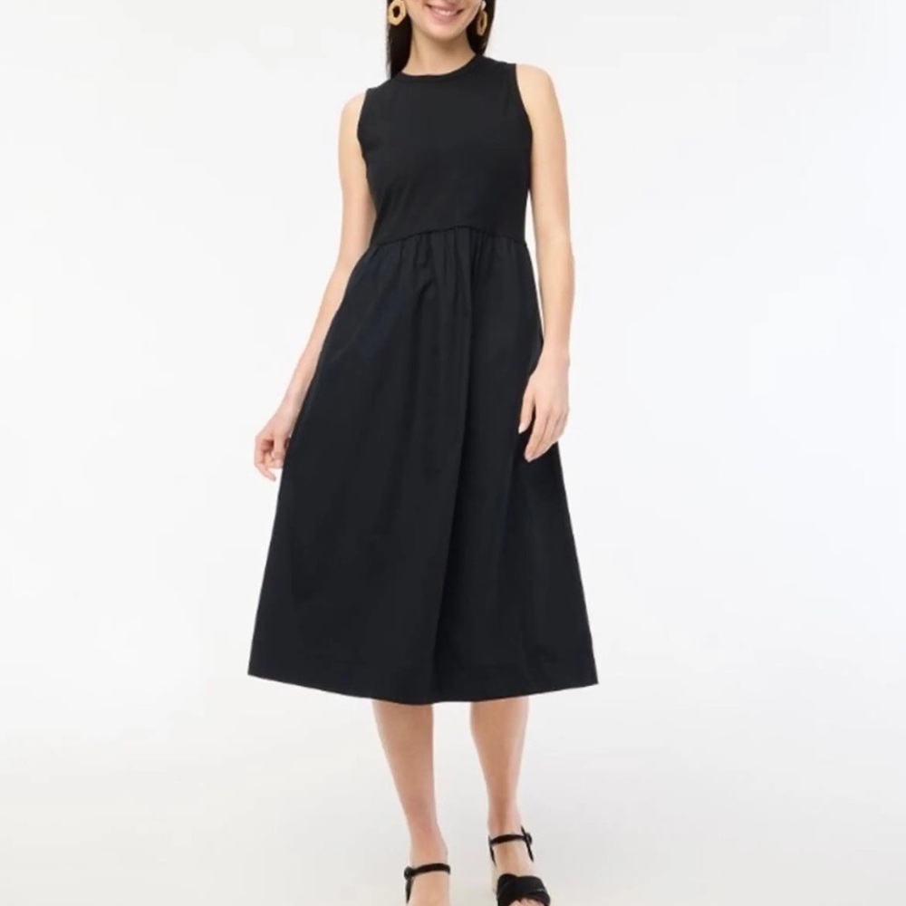 J CREW Mixed Fabric Dress